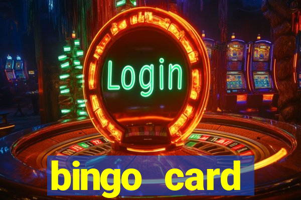 bingo card generator with pictures